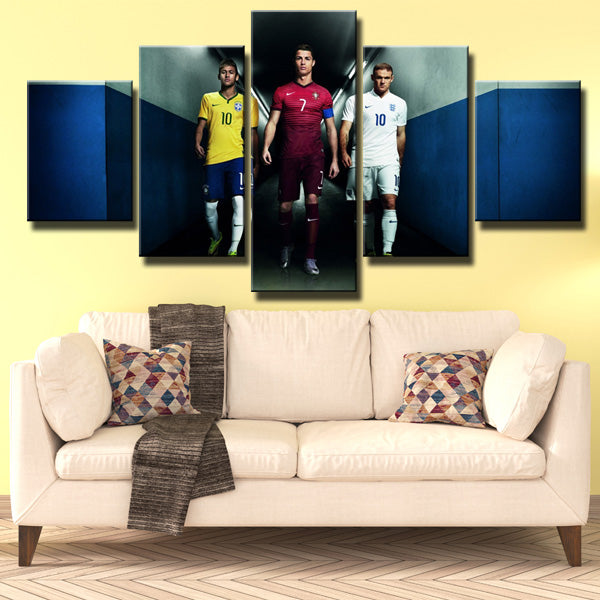 Real Madrid F.C. Fifa Ronaldo Canvas Wall Art