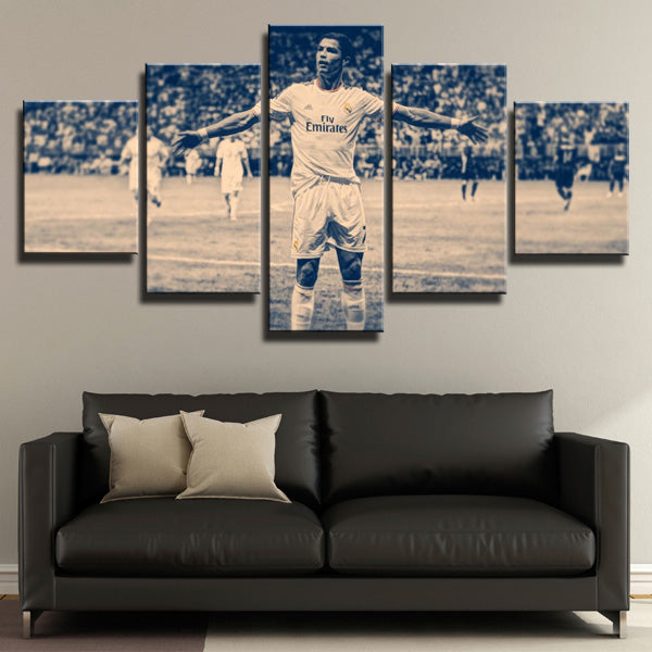 Real Madrid Fc Fifa World Player C.Ronaldo Canvas Wall Art