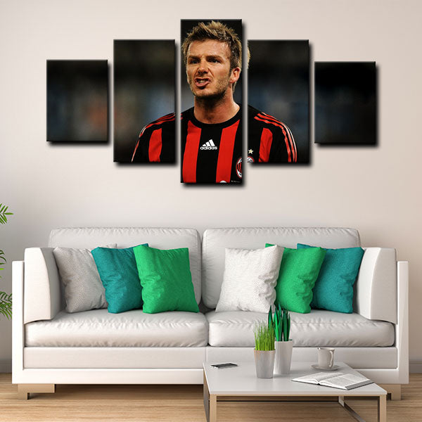 Real Madrid Midfield Beckham David Beckham Canvas Wall Art Real Madrid Midfield Beckham David Beckham Canvas Wall Art