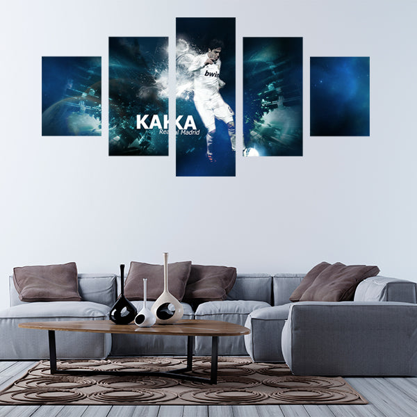 Real Madrid Midfield Kakà Canvas Wall Art