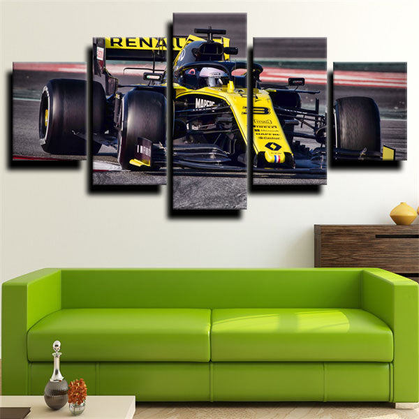 Renault E-Tech 19F1 Cars Canvas Wall Art
