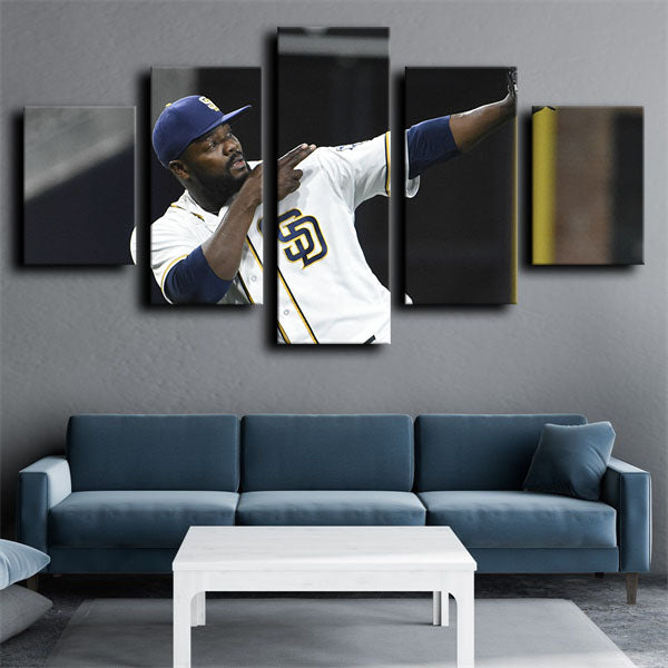 San Diego Padres Pitcher Fernando Rodney Canvas Wall Art