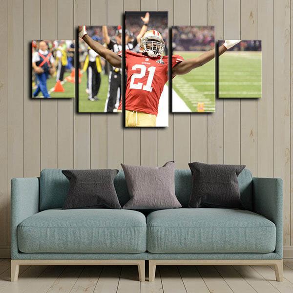 San Francisco 49Ers The Inconvenient Truth Frank Gore Canvas Wall Art
