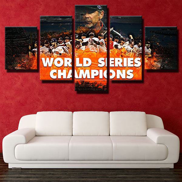 San Francisco Giants All Team World Series Canvas Wall Art