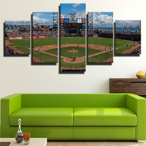 San Francisco Giants Home AT&T Park Canvas Wall Art