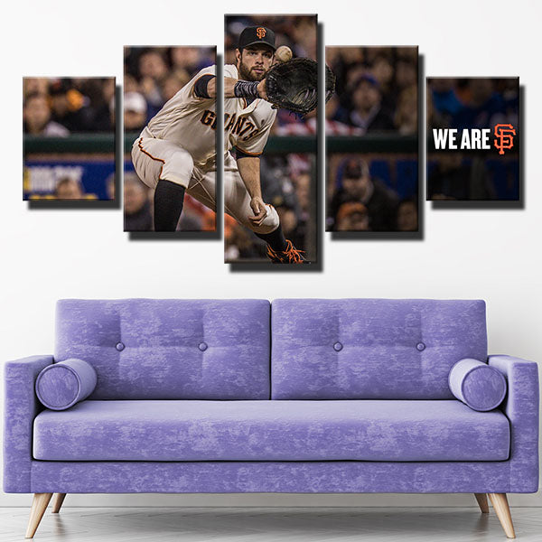 San Francisco Giants Outfielder Kp Kevin Pillar Canvas Wall Art