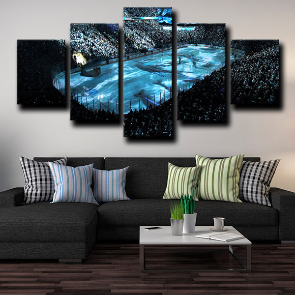 San Jose Sharks Sap Center Canvas Wall Art