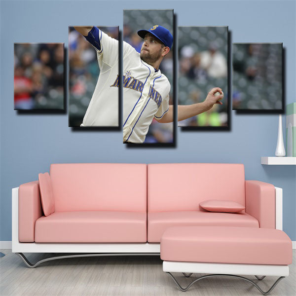Pitcher The Big Maple Young James Paxton Canvas Wall Art
