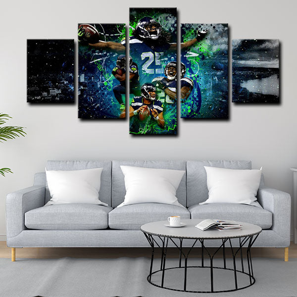Seattle Seahawks Cornerback Optimus Prime Richard Sherman Canvas Wall Art Seattle Seahawks Cornerback Optimus Prime Richard Sherman Canvas Wall Art