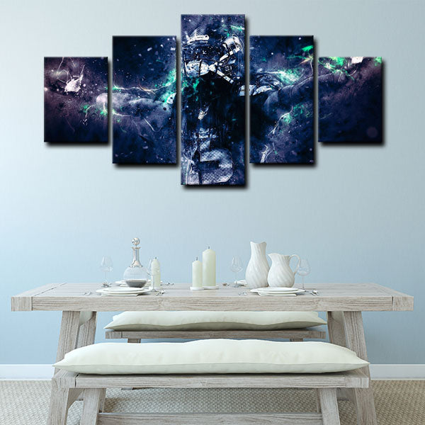 Seattle Seahawks Cornerback Optimus Prime Richard Sherman Canvas Wall Art