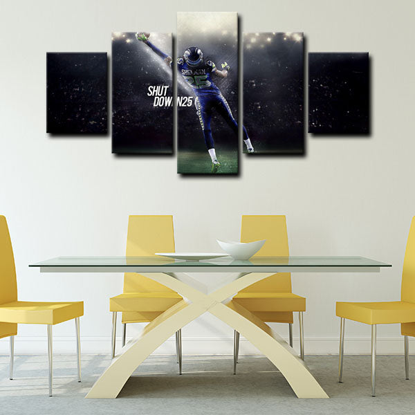 Seattle Seahawks Cornerback Optimus Prime Richard Sherman Canvas Wall Art Seattle Seahawks Cornerback Optimus Prime Richard Sherman Canvas Wall Art