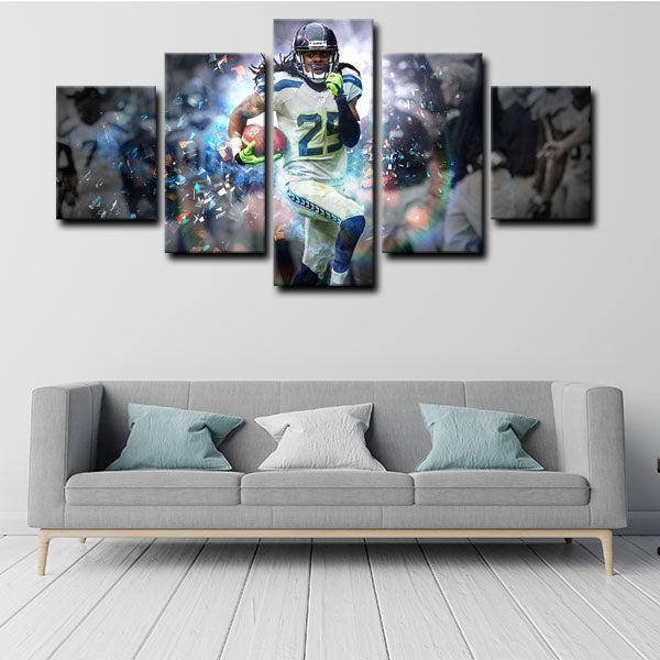 Seattle Seahawks Cornerback Optimus Prime Richard Sherman Canvas Wall Art