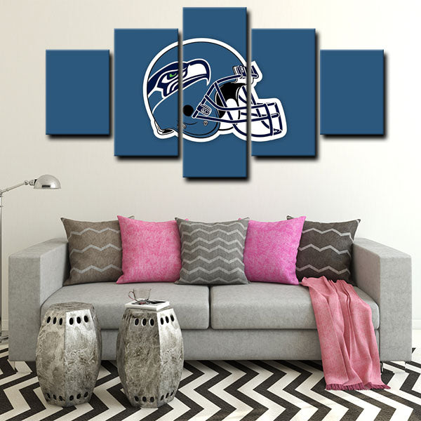 Seattle Seahawks Logo Canvas Wall Art