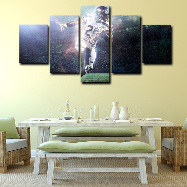 Seattle Seahawks Running Back Money Marshawn Lynch Canvas Wall Art Seattle Seahawks Running Back Money Marshawn Lynch Canvas Wall Art