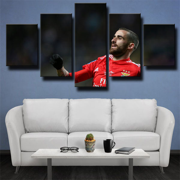Sl Benfica Midfielder Rafa Silva Canvas Wall Art