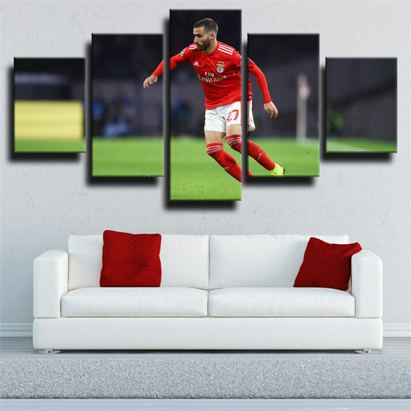 Sl Benfica Midfielder Rafa Silva Canvas Wall Art