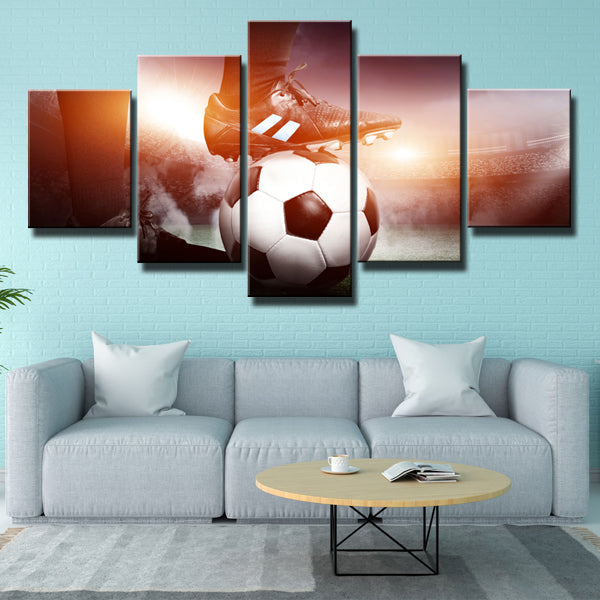 Soccer Sports Player Canvas Wall Art