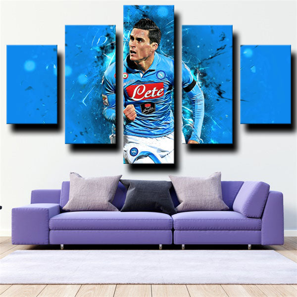 Ssc Napoli Callejón Forward Winger José Callejón Canvas Wall Art