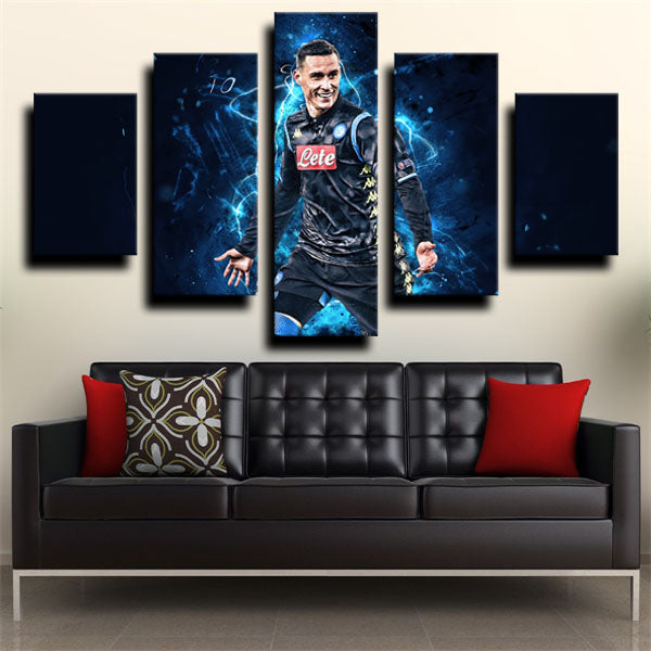 Ssc Napoli Forward Winger José Callejón Callejón Canvas Wall Art