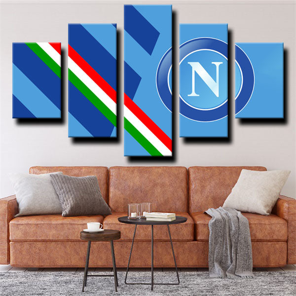 Ssc Napoli Succinct Logo Canvas Wall Art Ssc Napoli Succinct Logo Canvas Wall Art