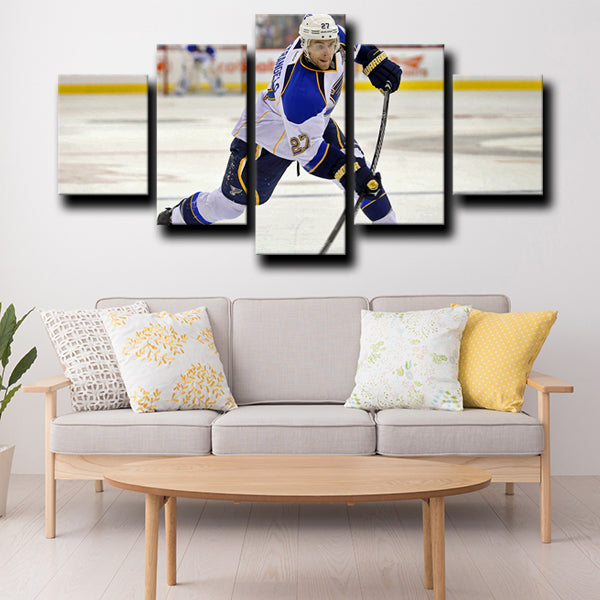 St. Louis Blues Defence Alex Pietrangelo Canvas Wall Art