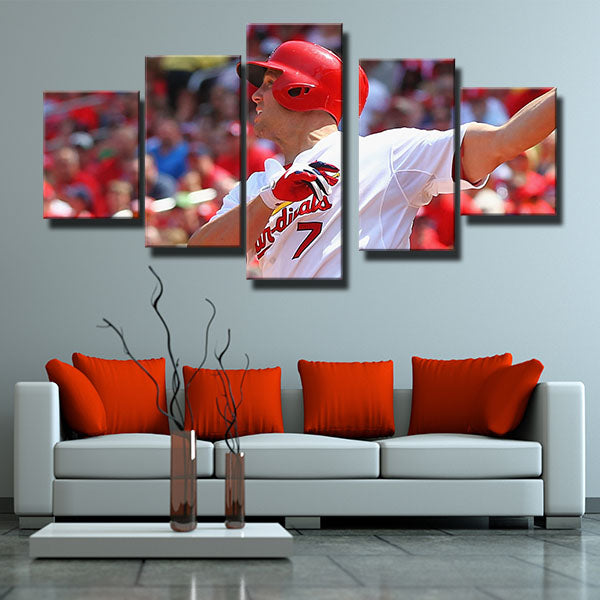 St Louis Cardinals Catcher Knizner Andrew Knizner Canvas Wall Art