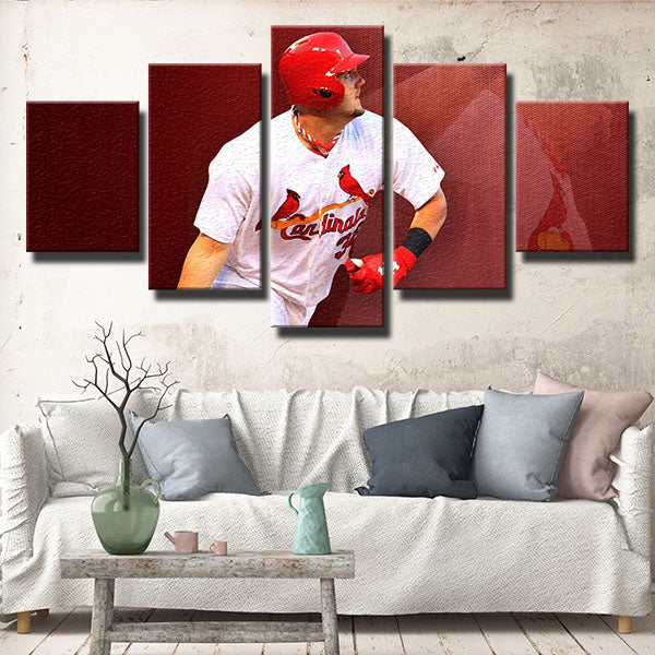 St Louis Cardinals Matt Adams Canvas Wall Art