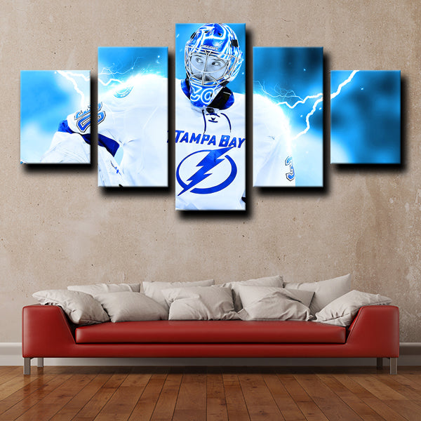 Tampa Bay Lightning Big Ben Goaltender Ben Bishop Canvas Wall Art Tampa Bay Lightning Big Ben Goaltender Ben Bishop Canvas Wall Art