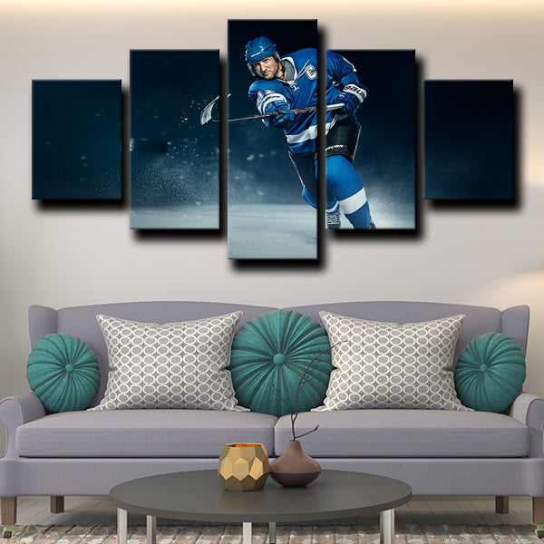 Tampa Bay Lightning Centre Stammer Steven Stamkos Dark Canvas Wall Art