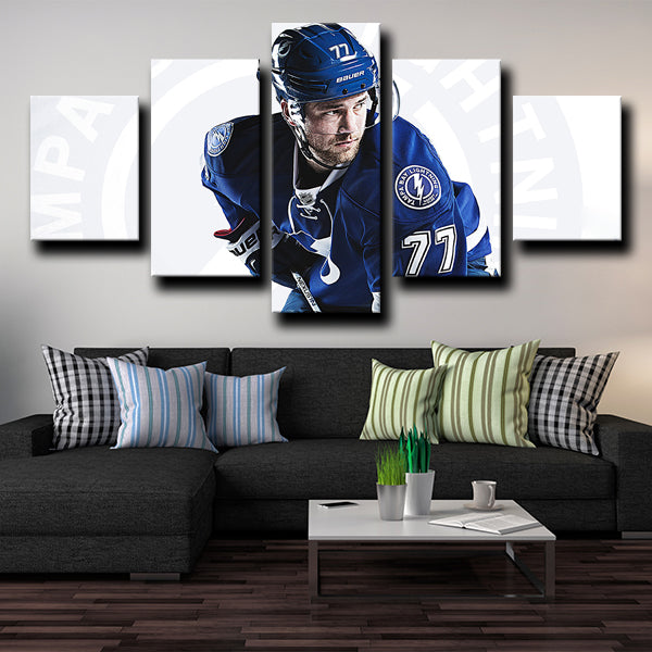 Tampa Bay Lightning Defence Heddy Victor Hedman Canvas Wall Art