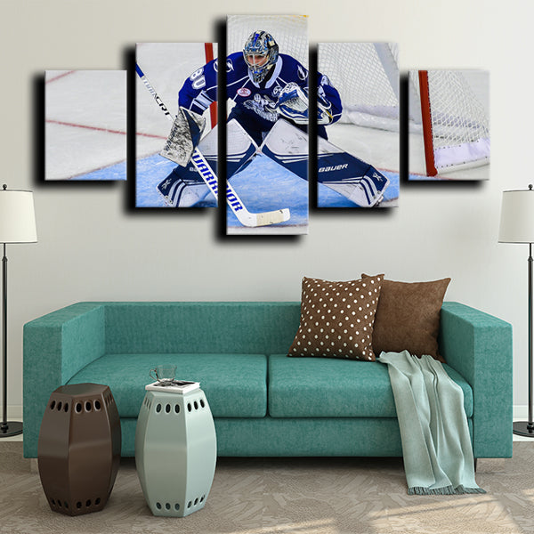 Tampa Bay Lightning Goaltender Eddie Pasquale Canvas Wall Art