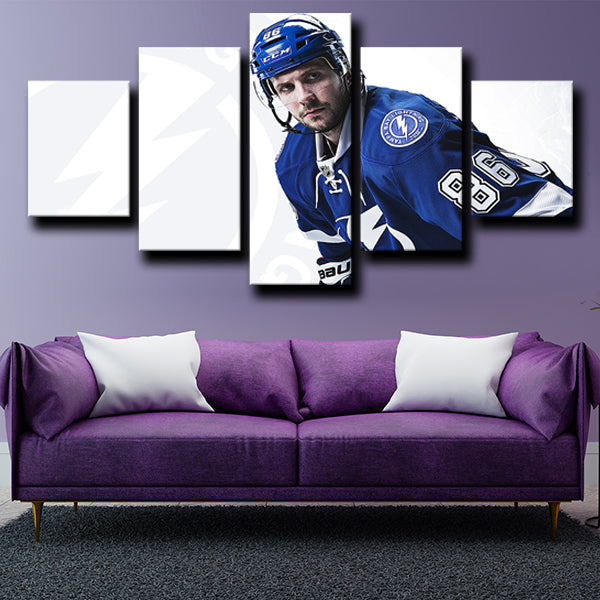 Tampa Bay Lightning Right Wing Kuuuch Nikita Kucherov Canvas Wall Art