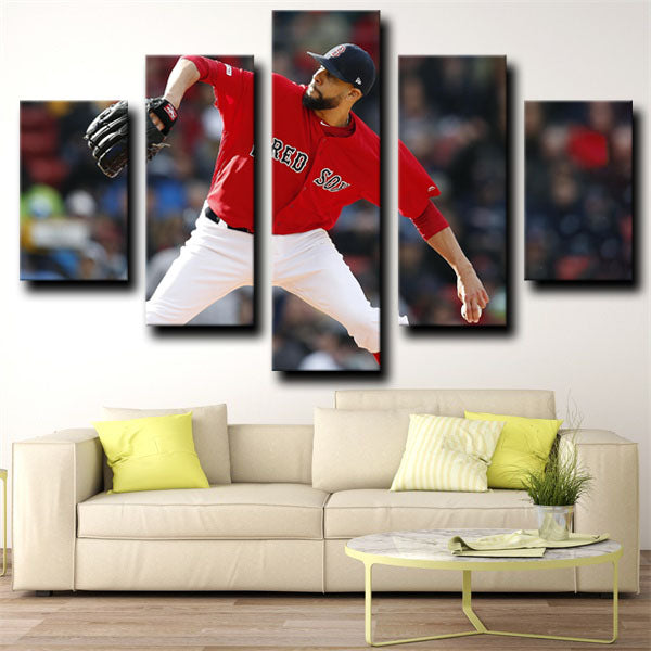Tampa Bay Rays Astro’S Dad Starting Pitcher David Price Canvas Wall Art