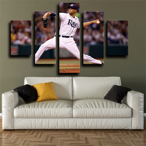 Tampa Bay Rays Starting Pitcher David Price Astro’S Dad Canvas Wall Art