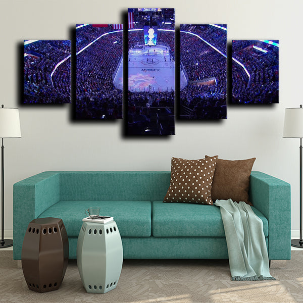 Tampa Lightning Amalie Arena Canvas Wall Art Tampa Lightning Amalie Arena Canvas Wall Art