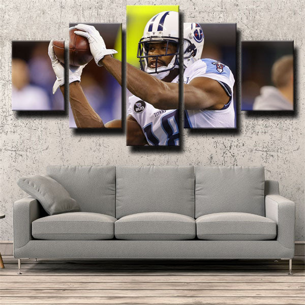 Tennessee Titans Wide Receiver Kenny Britt Canvas Wall Art