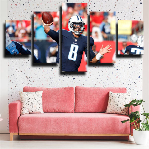 Quarterback Saint Marcus Marcus Mariota Canvas Wall Art