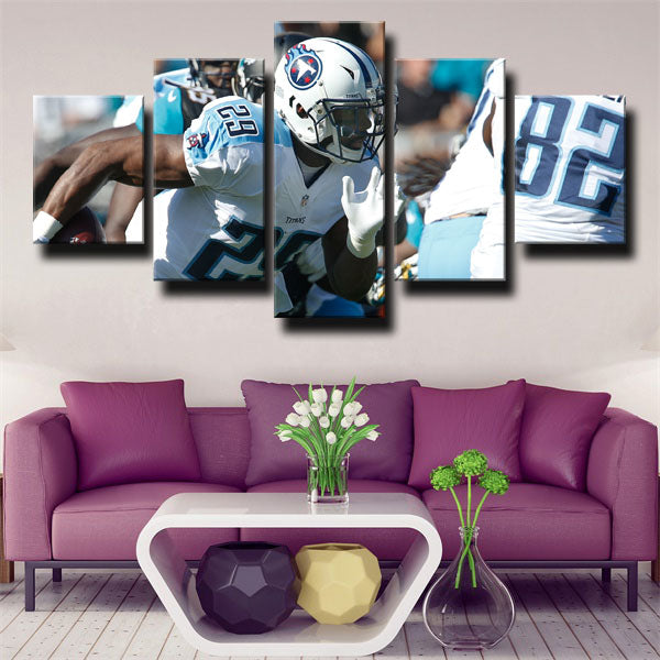 Tennessee Titans Safety Dane Cruikshank Canvas Wall Art