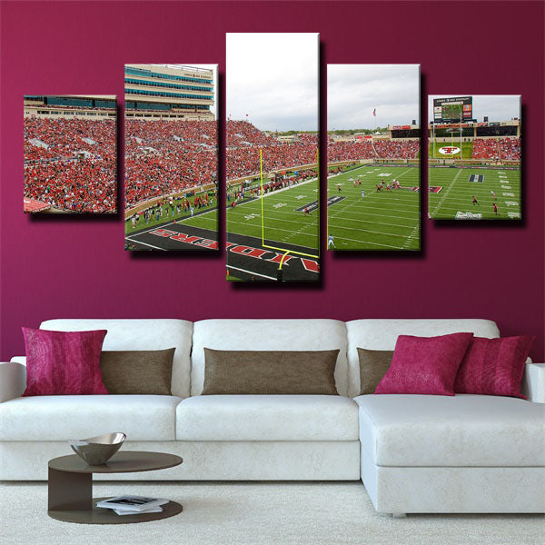 Texas Rangers Pretty Court Canvas Wall Art