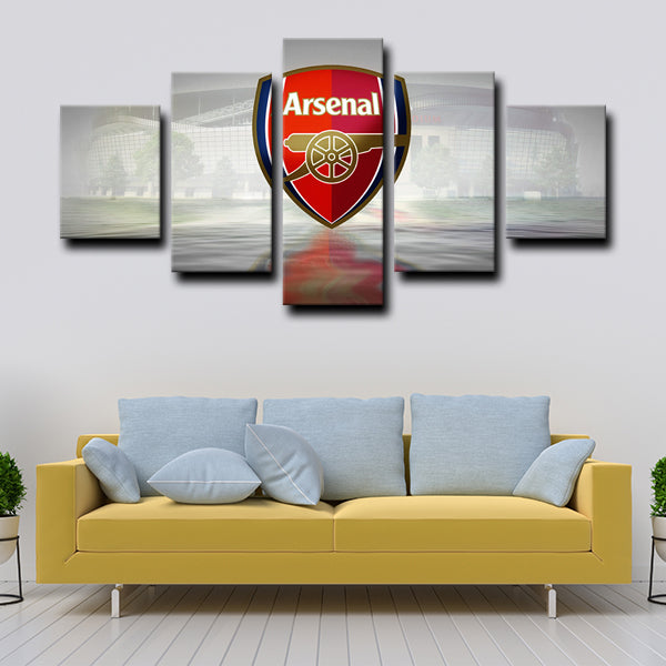 The Gunners Logo Emblem Canvas Wall Art