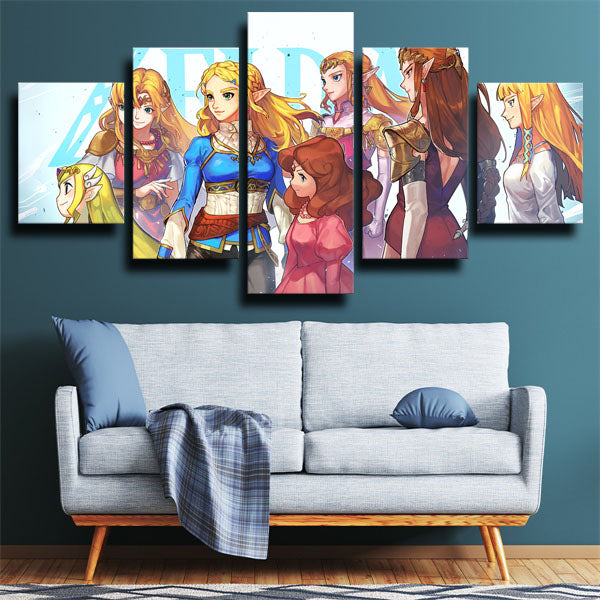 The Legend Of Zelda Princess Zelda Canvas Wall Art