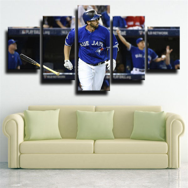 Toronto Blue Jays First Baseman Chris Chris Colabello Canvas Wall Art