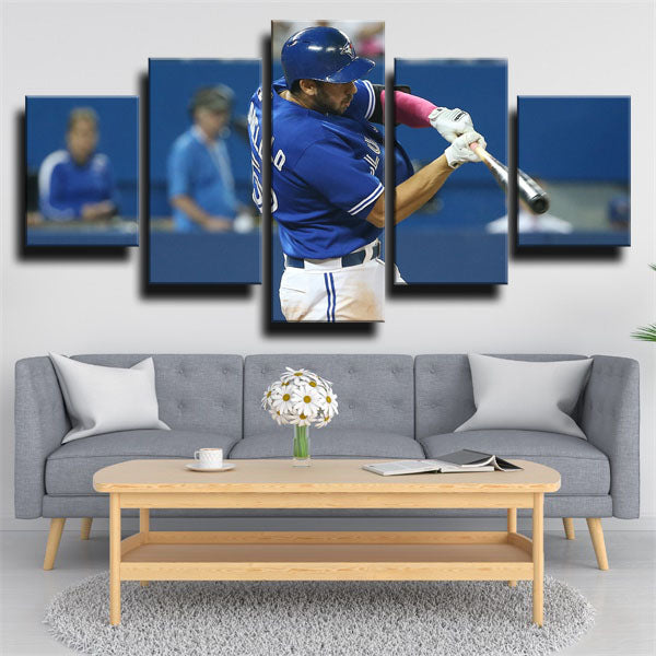 Toronto Blue Jays First Baseman Chris Chris Colabello Canvas Wall Art