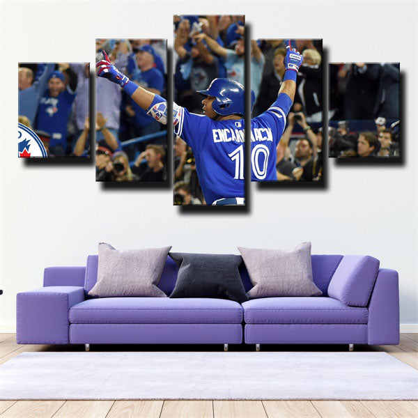 Toronto Blue Jays No.2 Shortstop Tulo Troy Tulowitzki Canvas Wall Art