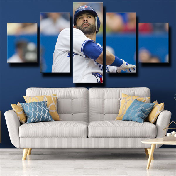 Toronto Blue Jays Outfielder Joey Bats José Bautista Canvas Wall Art