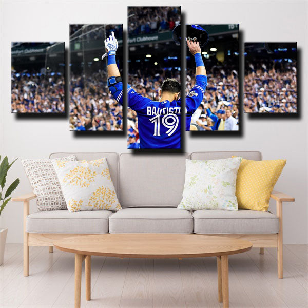Toronto Blue Jays Outfielder Joey Bats José Bautista Canvas Wall Art