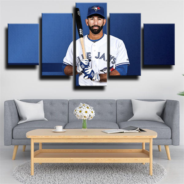 Toronto Blue Jays Outfielder Joey José Bautista Canvas Wall Art