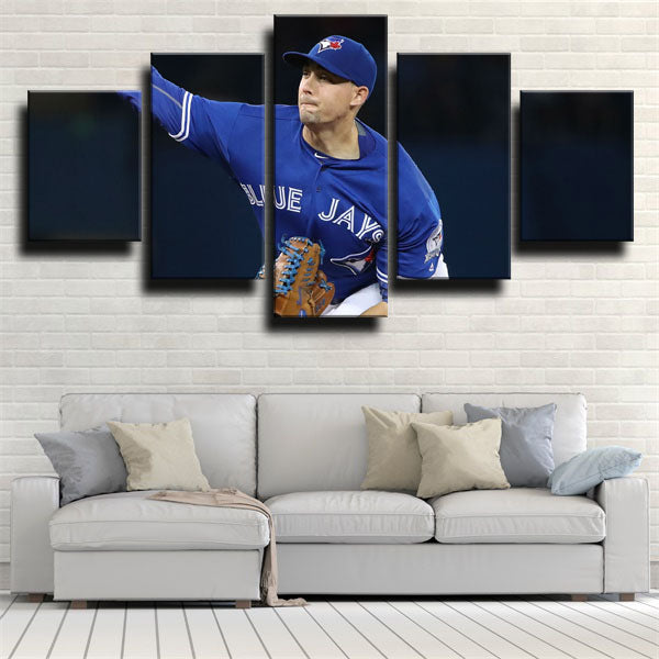 Toronto Blue Jays Pitcher Sanchize Aaron Sanchez Canvas Wall Art