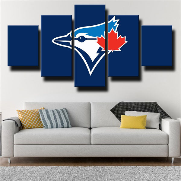 Toronto Blue Jays Simple Blue Emblem Canvas Wall Art Toronto Blue Jays Simple Blue Emblem Canvas Wall Art