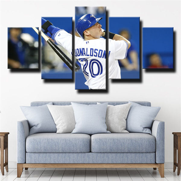 Toronto Blue Jays Third Baseman Bringer Of Rain Josh Donaldson Canvas Wall Art